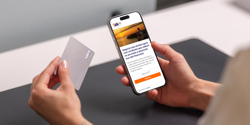 Imagem do app de Negociação
